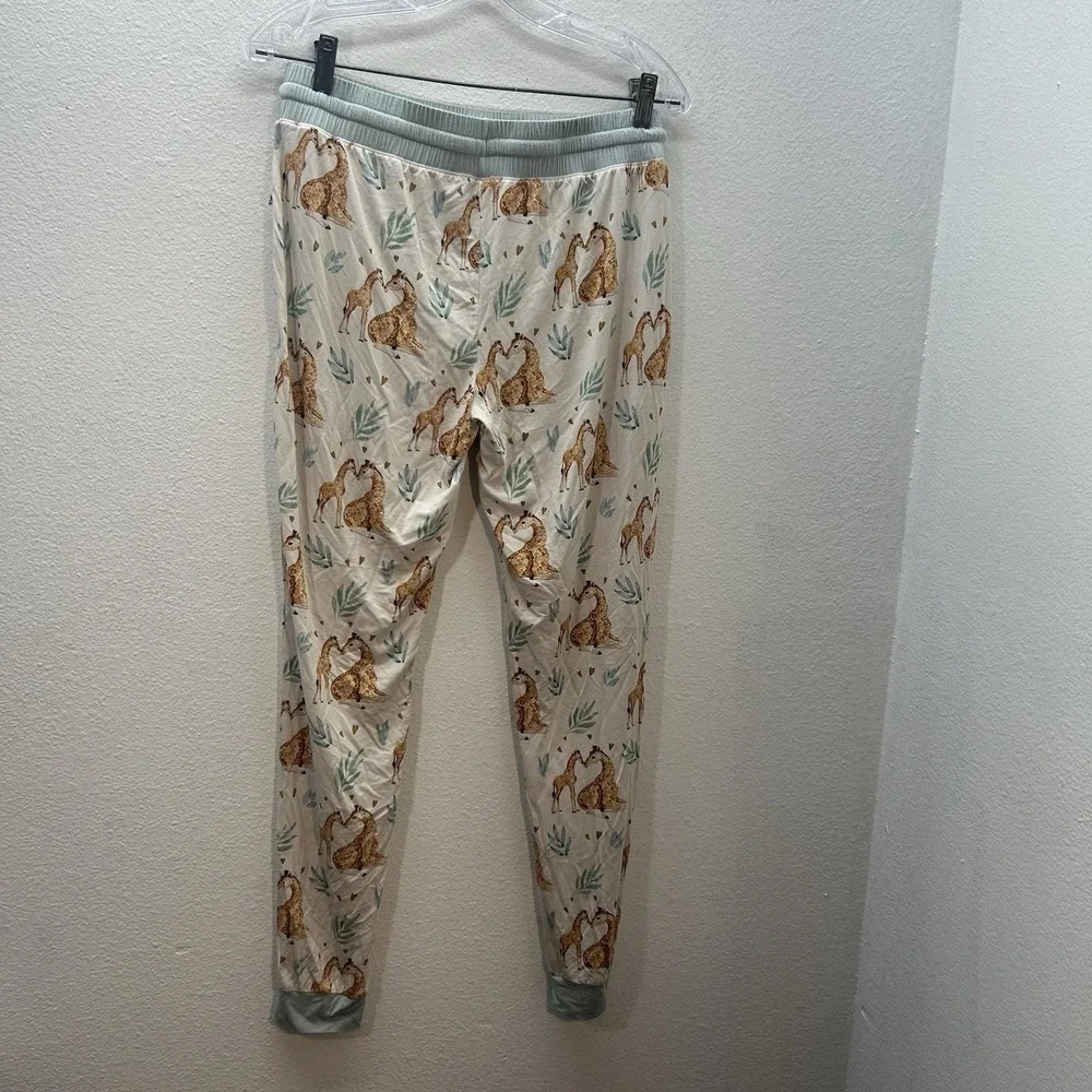 Jammie Session Size Women S Bamboo Jogger Pajama Pants Lounge Soft Giraffe Print